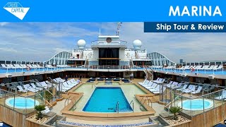 Marina Ship Tour Highlights amp Review Oceania Cruises [upl. by Enimrac998]