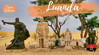 🇦🇴 Visita guiada pela bela cidade de Luanda Angola  Fortaleza de São Miguel ❤ [upl. by Anaila]