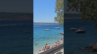 Crikvenica Kroatien Kvarner Bucht Crikvenica Croatia Beach 4k walking tour [upl. by Hannahsohs]