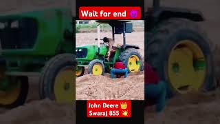 John Deere 5050 D 4x4 vs Swaraj 855 4x4 💥 pawar 😈 shorts viral trending subscribe shere [upl. by Murphy186]