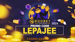 Roobet Promo Code review Use promo code quotLEPAJEEquot for free upto 15000 Monthly Rewards [upl. by Anevad42]