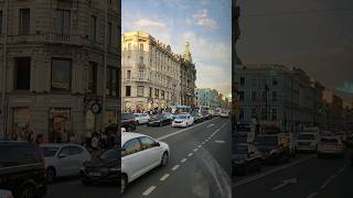 Nevsky prospect SPb Самый освещенный проспект в мире saintpetersburg nevsky travel russia [upl. by Mora]