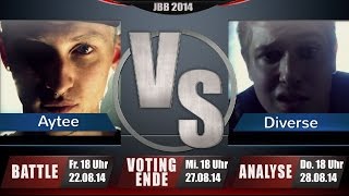 JBB 2014 8telFinale 48 RR  Aytee vs Diverse ANALYSE  Teil 2 [upl. by Bodi]