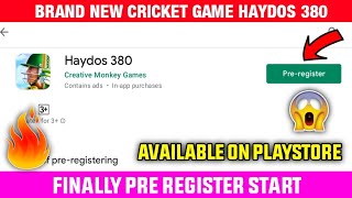 How To Pre Register Haydos 380 Cricket Game On Playstore Available Pre Register Start [upl. by Ahseele]