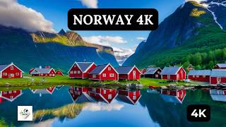 Norway 4K  Scenic Relaxation with Calming Music [upl. by Harpp555]