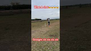 Straight😱😱six six cricket sixhitting hardhitter hardhitting longsixes shorts ytshortsvideo [upl. by Little160]