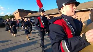 South Doyle High and Middle School Band March to the Stadium 09202024 [upl. by Arimlede]