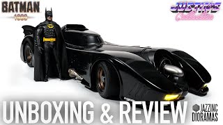 Batman 1989 Batmobile JazzInc 16 Scale Vehicle Unboxing amp Review [upl. by Rosalba]