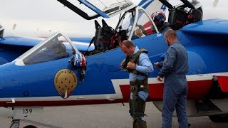 Départ de la Patrouille de France 2019 de lAéroport de Lannion [upl. by Katharine]