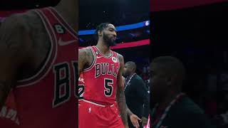 Derrick Jones Jr seals the Bulls win with a block nba shorts [upl. by Ahsiram]