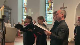 Festgottesdienst in der St Helena Kirche mit dem Kammerchor derDommusik Münster  Credo [upl. by Hamel]