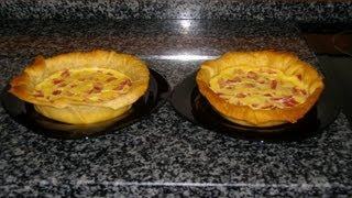 Quiche de Jamón y Queso [upl. by Nnyroc]