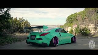 Nissan 350Z on 19quot Reverse Lip EBISU  Heritage Wheel [upl. by Rakia]