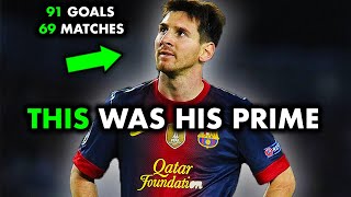 Just How Did Lionel Messi Score 91 Goals in 1 YEAR [upl. by Annahsohs]