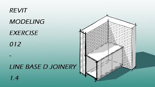 Revit Modeling Exercise 012  Line Based Joinery 14 [upl. by Sined]