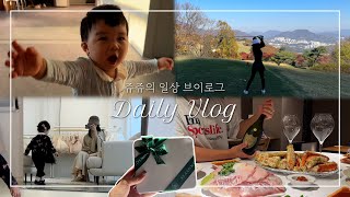 Eng Sub 비전힐스 CC 해신탕  빼빼로 데이 돌잔치 돌준맘  돔페리뇽 샴페인 영덕대게 방어회 [upl. by Werner404]