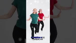 Jingle Bells Dance with Lyrics 🔔 Join in jinglebells jinglealltheway christmasdance [upl. by Suirada]