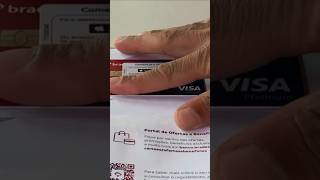 💳UNBOXING CARTAO BRADESCO NEO VISA😎☝️ [upl. by Elletnuahc233]