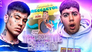 REACCION al NUEVO ALBUM de DUKI 😝 TEMPORADA DE REGGAETON 🤯 [upl. by Aila]