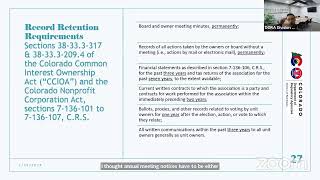 HOA Forum Association Records and Annual Disclosures [upl. by Ruscher]