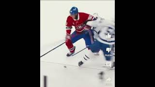 Patrick Laine Injury Disgusting Play By Cedric Pare from Maple Leafs vs Montreal Canadiens [upl. by Aihsyt468]