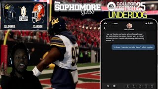 Going To Parties Before Games College Football 25RTG Underdog [upl. by Atilef414]