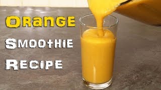 Can you Guess whats in this Orange smoothie [upl. by Tchao]