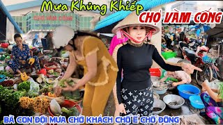 MƯA KHỦNG KHIẾP CHỢ VÀM CỐNG ĐỒNG THÁP Bà Con Tiểu Thương ĐỘI MƯA CHỜ KHÁCH Người Đông Kẻ Ế  KPVL [upl. by Lucchesi998]