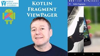 Kotlin on Android Development Swiping fragments with ViewPager [upl. by Ilyse]