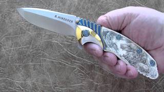 Rick Hinderer 35 xm18 2gen Custom Spanto IKBS Modifed Golden Custom [upl. by Avelin]