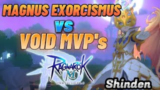 MAGNUS EXORCISMUS BUILD VS VOID MVP  RAGNAROK MOBILE [upl. by Isleana181]