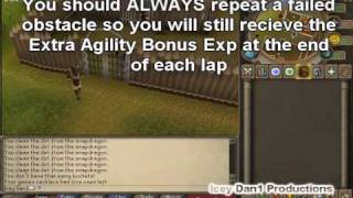 RuneScape  Agility Guide Indepth With Extended Barbarian Course amp Extended Gnome Stronghold [upl. by Just892]