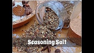 How to Make Seasoning Salt  A Super Tasty Blend of Sea Salt and Herbs and Spices  7 [upl. by Pressey594]