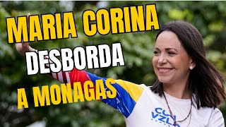 EN VIVO Monagas se desbordó con María Corina Machado [upl. by Fernande]