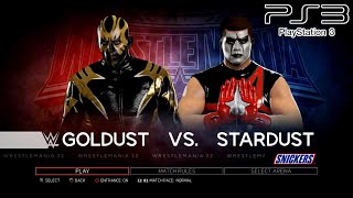 WWE 2K17 PS3  Goldust VS Stardust  KO Match 2KmClassic [upl. by Fanning32]