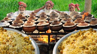 Motka Biriyani  HARI Chicken Biryani  Chicken Tehari Cooking in 32 Pottery Pot for Special people [upl. by Aratahs]