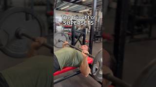 Benefits Of SUPERSETS superset gym motivation shorts Activeprophysique [upl. by Silvanus]