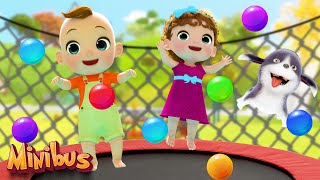 Jump Jump Jump  Trampoline Song  more Kids Songs amp Nursery Rhymes  Minibus [upl. by Allista]