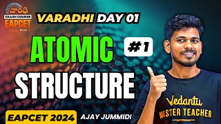 Atomic Stucture Class 11 In Telugu  Part 1  Varadhi EAPCET 2024  Vedantu Telugu [upl. by Phebe575]