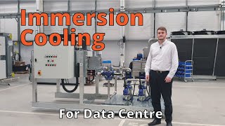 Transtherm  Immersion Cooling Data centre project walk around [upl. by Ellennahs]