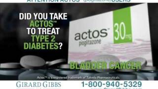 Actos Bladder Cancer Injury Lawsuit [upl. by Jotham581]