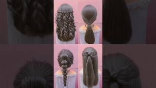 4 trending hairstyle for girlssimpal hairstyle shorts shortsfeed shortsvideo youtubeshorts [upl. by Codi274]