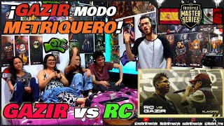 🔴COLOMBIANOS REACCIONAN a GAZIR vs RC  ¡GAZIR MODO METRIQUERO FMS INTERNACIONAL PLAY OFF 2024 [upl. by Eiramyma]