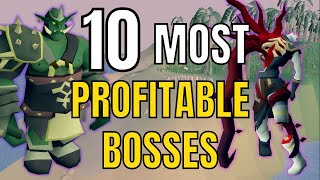 Runescapes 10 Best Bosses to Kill for Profit OSRS [upl. by Ecitnerp]