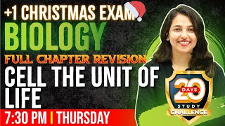 Plus One Biology Christmas Exam  Cell the Unit Of Life  Full Chapter  Chapter 8  Exam Winner [upl. by Tiphani]