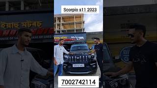 Scorpio s11 2023 model  viralvideo automobile assam usedcar trending scorpio modindra [upl. by Arvell686]