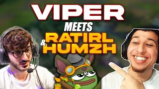 VIPER MEETS RATIRL amp HUMZH ON EUW  Ft Santorin [upl. by Saihttam487]