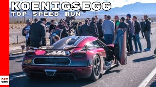 Koenigsegg Agera RS World Record Top Speed amp 04000 Run [upl. by Anitnatsnok403]