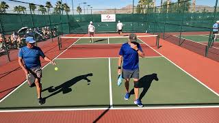 FDO Yuma Senior Games mens doubles 6064 gold medal Feb 15 2024 [upl. by Etnovahs]