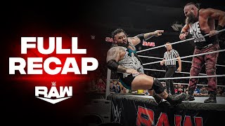 Full Raw highlights Sept 30 2024 [upl. by Worra]